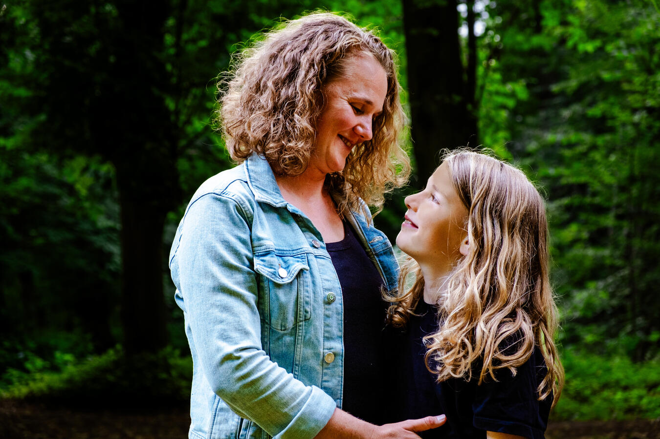 emotionale Momentaufnahme bei einem Familienshooting